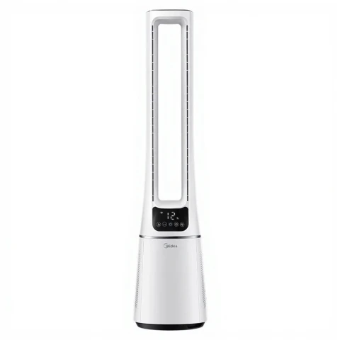 Midea MFP-120 - Ventilateur Tour & Purificateur d'Air 2-en-1 - Blanc SensiCool Silencieux Économe