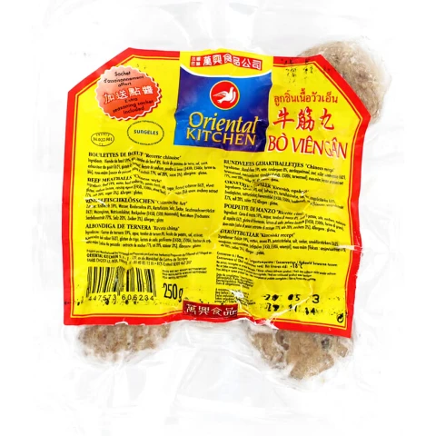 Oriental Kitchen Beef Nerve Meatballs 250g