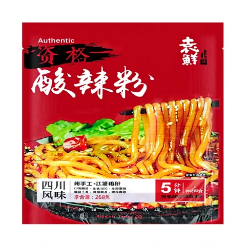 Nouilles piquantes et aigres fraîches Yuan 268 g