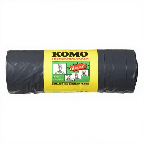 KOMO Vuilniszakken met Trekkoord 60 liter 15 stuks