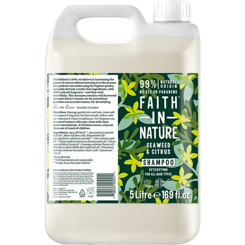 Faith In Nature Shampoo Seaweed & Citrus 5L