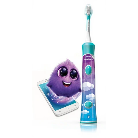 Philips Sonicare for kids HX6322/04 - Elektrische tandenborstel - Blauw - incl. extra opzetborstel