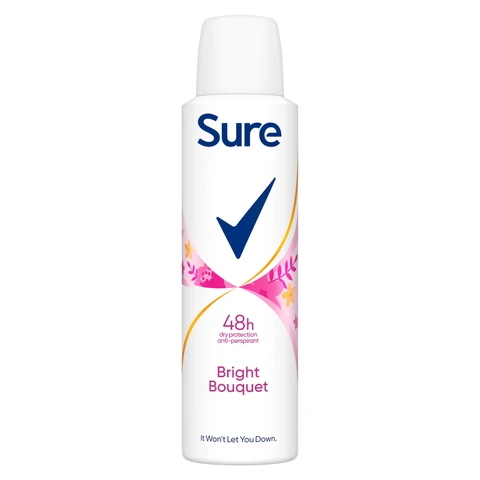 Sure Anti-perspirant Aerosol Bright Bouquet 150ml