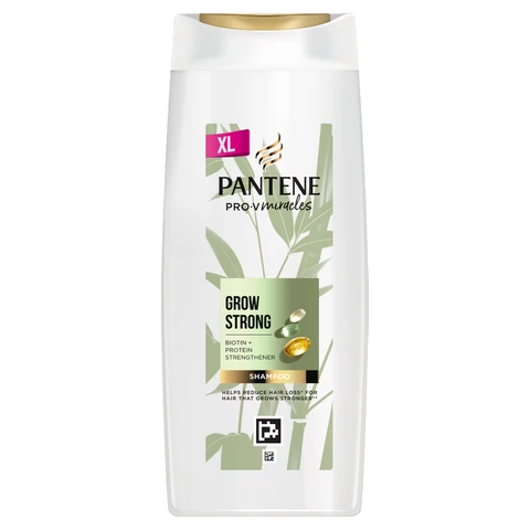 Pantene Pro-V Grow Strong Shampoo with Biotin for Dry Damaged Hair 600ml