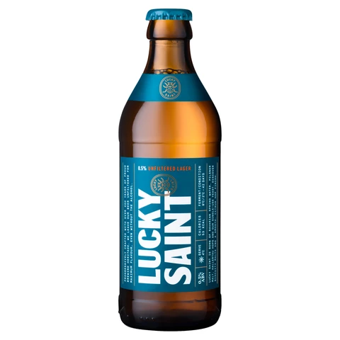 Lucky Saint - Superior Unfiltered Pilsner-Style Lager 0.5% Abv - 330ml