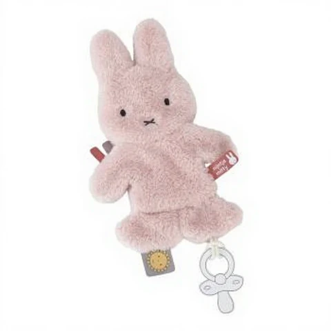 Little Dutch Miffy Fluffy Schnullertuch Pink