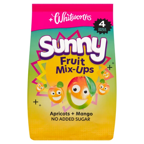 Whitworths Sunny Fruit Mix-Ups Apricots & Mango 4 Packs