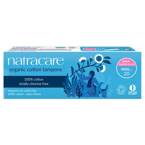 Natracare Organic Cotton Tampons Super Plus 20 Tampons