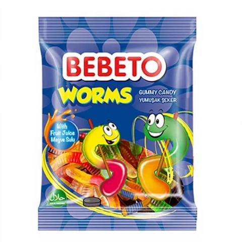 Bebeto J Oily Worms 80g Turkish