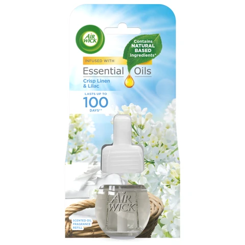 Air Wick Crisp Linen & Lilac Plug In Single Refill 19ml