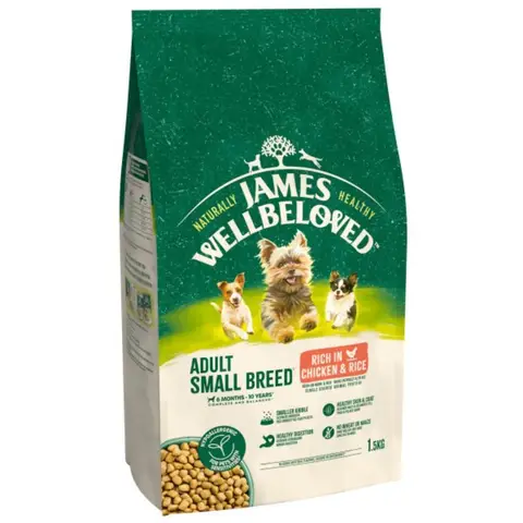 James Wellbeloved Dog Adult Small Breed Chicken & Rice 1.5 kg