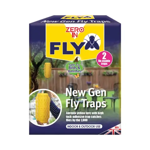 Zero In Fly Traps 2pk