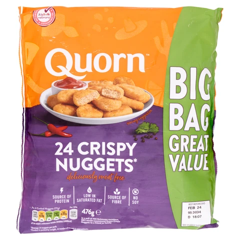 Quorn 24 Crispy Nuggets 476g
