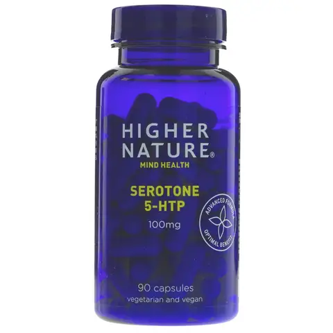 HIGHER NATURE - Serotone 5-HTP - For Serotonin Production - 90 CAPS