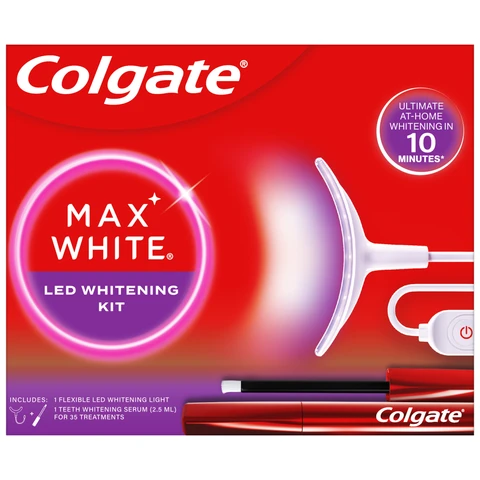 Colgate Max White Ultimate At Home LED Teeth Whitening Kit 1 Pack