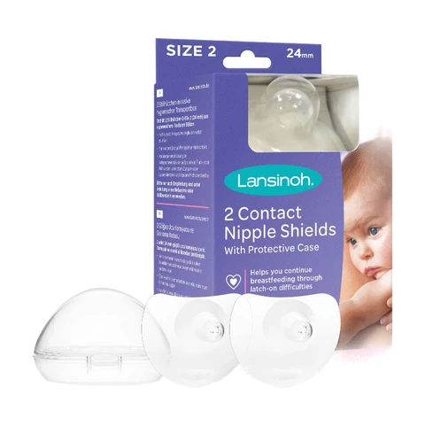 Lansinoh Nipple Shields Size 2 24mm 2 Pack