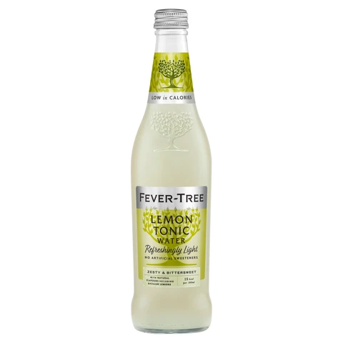 Fever-Tree - Refreshingly Light Lemon Tonic Water - 500ml