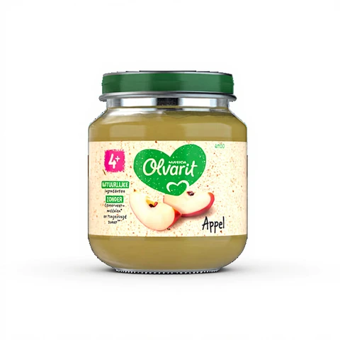 OLVARIT 1e Fruit Snack 4maanden+ Appel 125gr