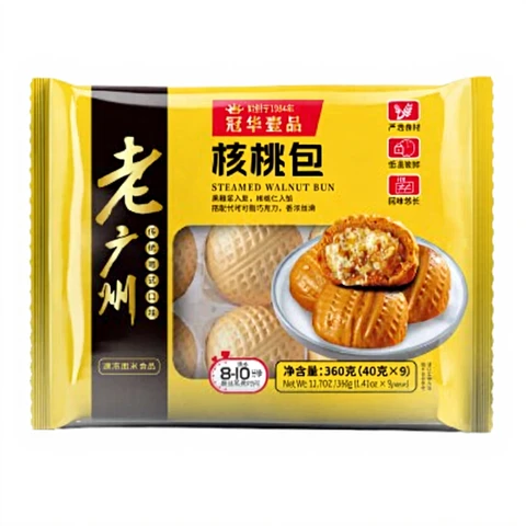 Guanhua Yipin Brioche vapeur à la noix 360 g
