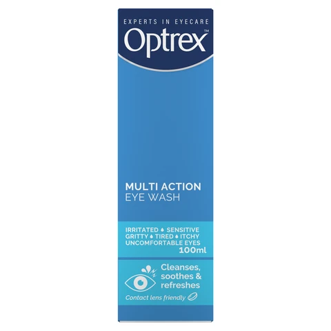 Optrex Multi Action Eye Wash Eye Care Liquid - 100ml