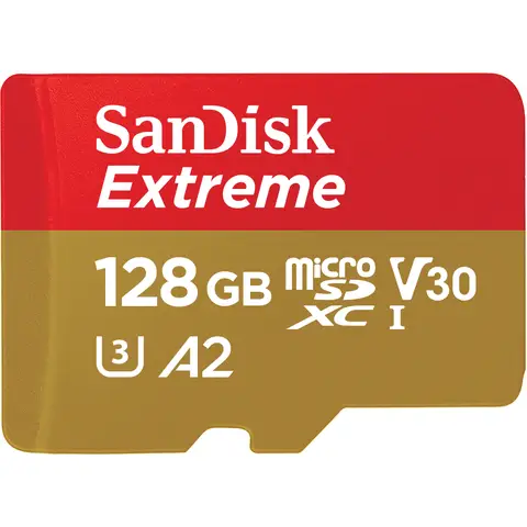 SANDISK Extreme microSDXC 128GB + SD Adapter