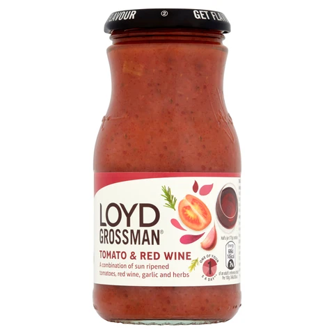 Loyd Grossman Tomato & Red Wine Pasta Sauce 350g