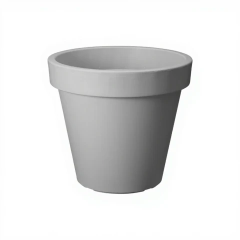 Bloempot Ek Rond 40Cm L Grijs