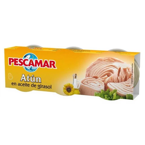 Pescamar Thunfisch in Sonnenblumenöl 3x80g Türkisch