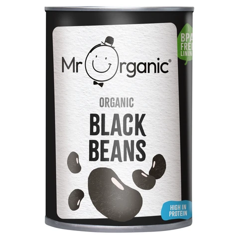 Mr Organic Organic Black Beans 400g