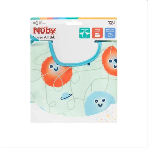 Nuby Coverall Bib 12+ Months Assorted Colors