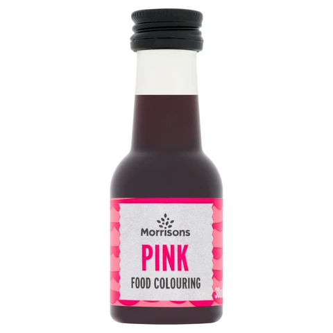 Morrisons Pink Food Colouring 38ml