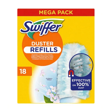 Swiffer Staubwischer Nachfüllpack (18 Stück, mit Febreze-Duft)