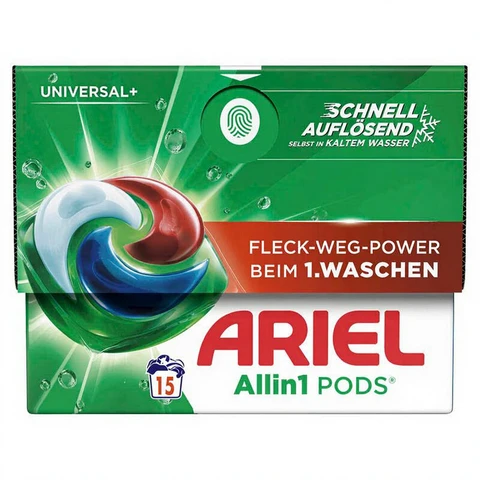 Ariel All-in-1 Pods Universal 15 Waschladungen