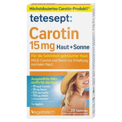 Tetesept Carotin 30 Tabletten