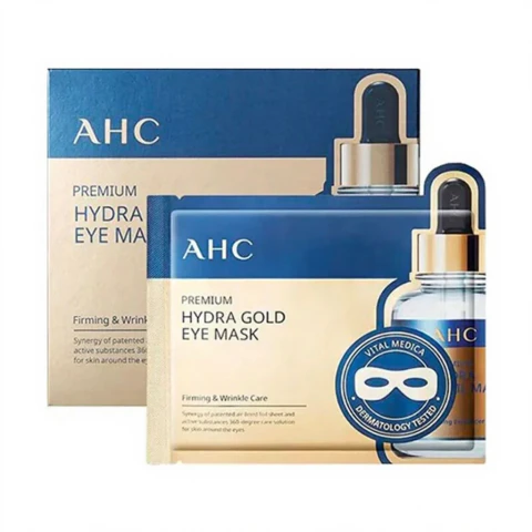 AHC Premium Hydra Gold Folien-Augenmaske Anti-Falten Augenmaske