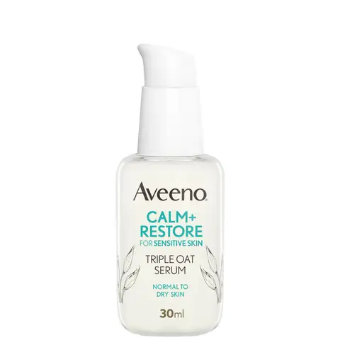 AVEENO Calm & Restore Oat Serum Face Moisturiser Cream 30ml
