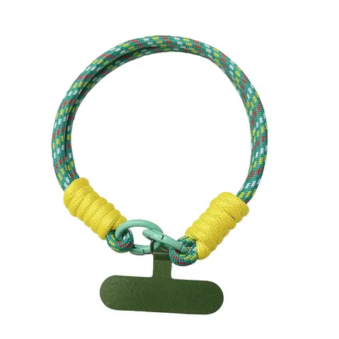 F1 Anti-theft Phone Wrist Lanyard - Green/ Yellow