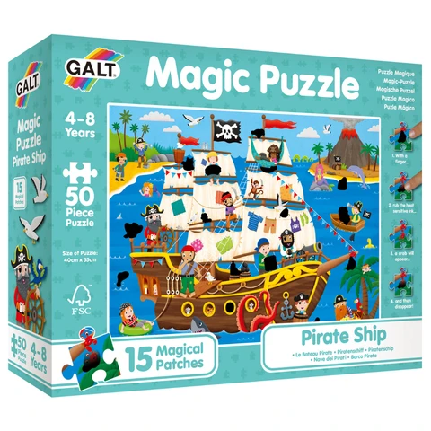 Galt Magic Puzzle Pirate Ship Jigsaw Puzzle