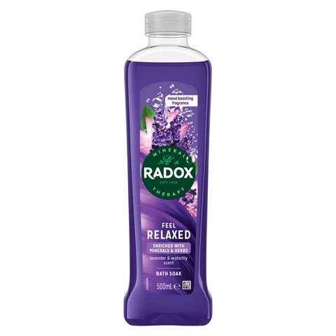 Radox Feel Relaxed Lavender & Waterlily Bath Soak 500ml