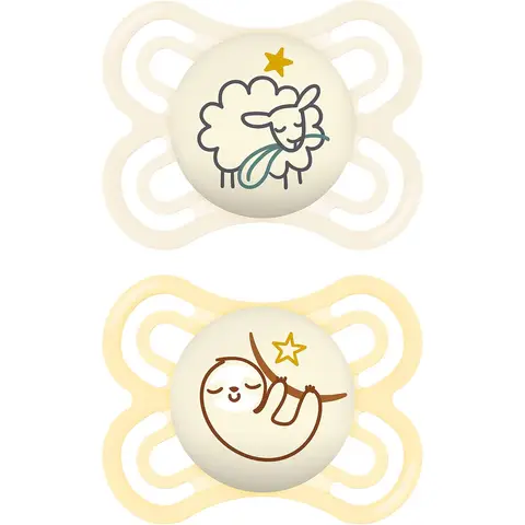 MAM Night Soother 0-6 Months 2 Pack
