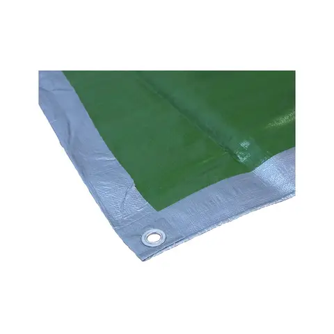 Faithfull Tarpaulin Green / Silver 5.4 X 3.6M (18 X 12Ft)