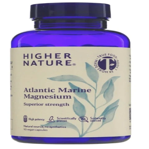 Higher Nature Atlantic Marine Magnesium Daily Wellness Support Capsules - 90 Capsules