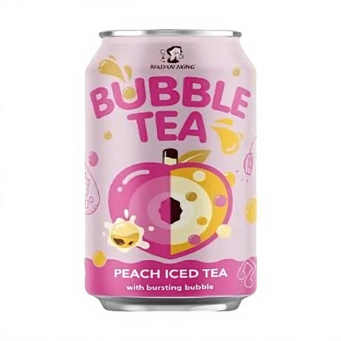 Hongdama Pfirsichtee mit Sprudel 320 ml [inkl. 0,15 €]