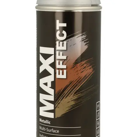 Maxicolor Metallic Silver Spray Paint 400ml
