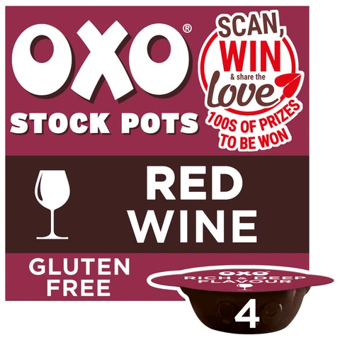 Oxo Stock Pots Red Wine 4 x 20g