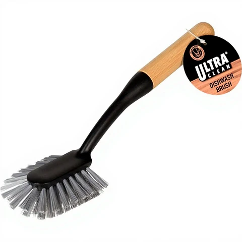 Dishwash Brush - PP with Bamboo
