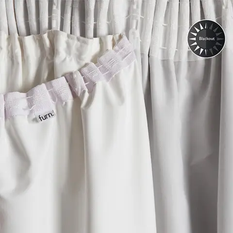 Furn Essentials Eyelet Curtain Lining Thermal W:163xL:170cm for W:168xL:183cm Curtains