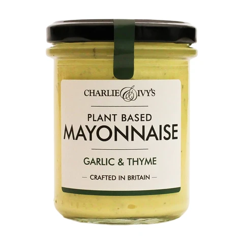 Charlie & Ivy's Garlic & Thyme Plant Based Mayonnaise 190g