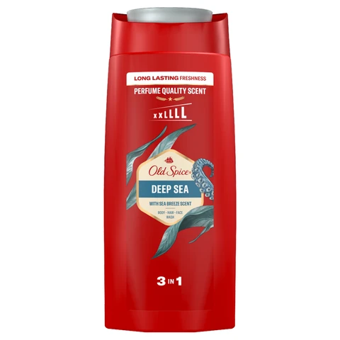 Old Spice Deep Sea 3-in-1 Shower Gel & Shampoo For Men 675ml