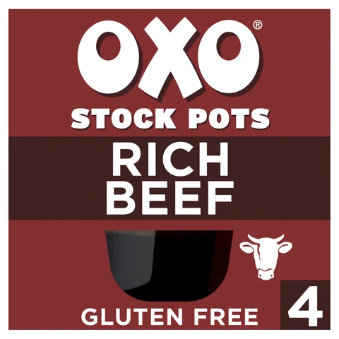 Oxo Stock Pot Rich Beef 4 x 20g